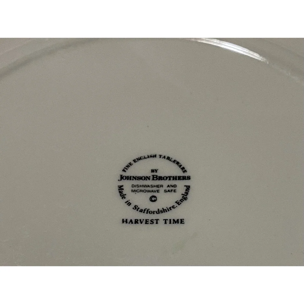 Johnson Brothers Harvest Time Brown Multicolor Cup & Saucer